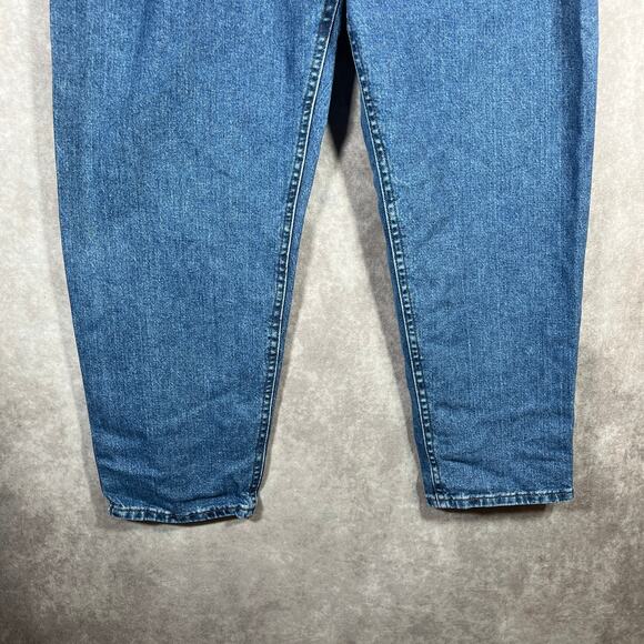 Vintage Lee Jeans Womens 10P‎ Blue Medium Wash Denim Tapered High Rise 90s Y2K - Picture 3 of 11